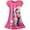 Rose red Girl, variant on WIBACKER 3-8Y Toddler Girls Nightgowns Short Sleeve Nightdress Kids Nightie Dress Sleepwear - 1Pcs Rainbow Unicorn