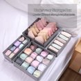 thumbnail image 3 of Generic Foldable Underwear Storing Box Home Use Oxford Cloth Storage Drawer Divider Underwear Bras Socks Storing Organizer, 3 of 7