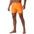 thumbnail image 4 of INSPIRE CHIC Men's Casual Lightweight Solid Color Elastic Waist Drawstring Summer Beach Board Shorts 32 Orange, 4 of 6