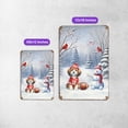 thumbnail image 5 of Hello Winter Havanese Football Snowman Welcome Snowy Morning Vertical Metal Aluminum Sign Havanese Dog Lover Gifts Idea Wall Art Home Decor - 01012, 5 of 5