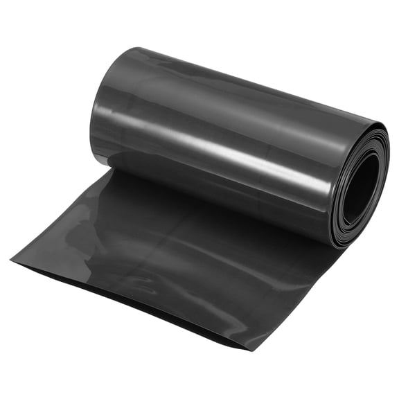 Uxcell Battery Wrap 130mm Flat 8ft Heat Shrink Tube Wraps Black