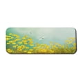 thumbnail image 1 of Dragonfly Computer Mouse Pad, Flourishing Landscape with Daisies on Grass and Dragonflies in the Air, Rectangle Non-Slip Rubber Mousepad Large, 31" x 12" Gaming Size, Green Yellow, by Ambesonne, 1 of 2