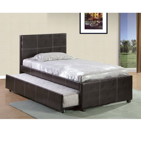 Home Source Harrington Espresso Twin Sized Trundle Bed