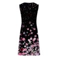 thumbnail image 5 of Puntoco Vestidos Mujer Fancy Women Impreso Elegante Estilo Casual Vestido con Cuello en V con Correa, 5 of 5