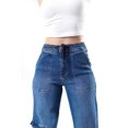 thumbnail image 3 of Jeans Wide Leg Fit /Juvenil, 1791 (Azul medio)) azul 7, 3 of 3