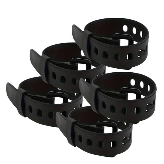 CCOCC 5Pcs Zip Ties,Secure Locking Cable Ties,Versatile Temperature-Resistant Straps,Black,13in