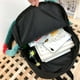 thumbnail image 5 of Mochila de rana Mochila de rana Oxford divertida Dibujos animados divertidos Mochila de rana linda y fea Mochila de compras linda, negro TUNC Sencillez, 5 of 5