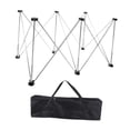 thumbnail image 2 of Mesa de acero inoxidable patas de trabajo de trabajo soporte soporte de soporte estable soporte de escritorio plegado para mesa de mesa al aire libre, 2 of 8