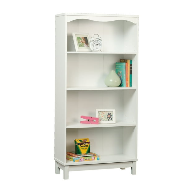 Sauder Storybook 4-Shelf Bookcase, Soft White Finish