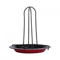 thumbnail image 5 of NOn stick Vertical Chicken Cooking Grill Rack With Pan Roasting BBQ Party Roaster Tray, 5 of 5