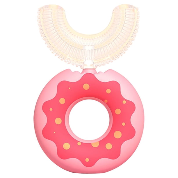 Hot6sl Ofertas de La Semana Cepillo de Dientes Mano En Forma de U para Niños con Cepillo 360° Diseño de Limpieza Bucal para Niños Pequeños Cepillo Suave de Grado Alimenticio
