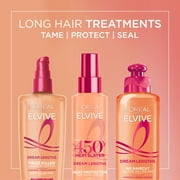 LOreal Paris Elvive Dream Lengths Heat Slayer Frizz Control, Pre-Iron Spray, Heat Protection, 4.4 oz