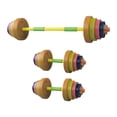thumbnail image 3 of HILABEE Jouets pour Enfants Haltères et Barre Musculation à Domicile Poids Réglable Jouets de Gym Couleurs Profondes, 3 of 9