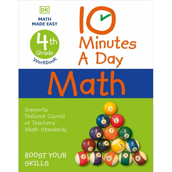 Pre-Owned 10 Minutes a Day Math, 4th Grade (Paperback) 0744031133 9780744031133