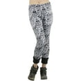 thumbnail image 5 of ToBeInStyle Women's Fleece Lined Leggings with Tribal Print Band, 5 of 5