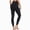 Black, variant on Gerichy Womens High Waist Ankle Yoga Leggings Workout with Two Pockets Women's Pants Solid High Pants Fitness Yoga Pants Trouser Yoga Pants for Women