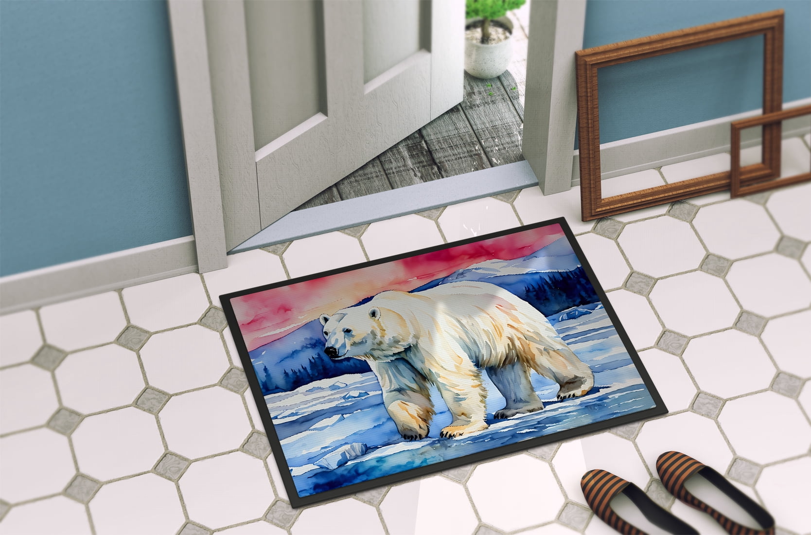 Carolines Treasures DAC2975MAT 0.15 x 18 x 27 in. Polar Bear Doormat