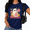 Navy Blue, variant on Cozymy SUMMERWEEN Ghost Graphic Tee Short Sleeve Crewneck Halloween Top