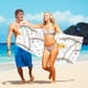 thumbnail image 5 of Microfiber Beach Towel Super Lightweight Colorful Bath Towel Sandproof Beach Blanket Multi-Purpose Towel For Travel Swimming Pool 30x60 Inch Travel Essentials, 5 of 8