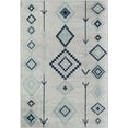 thumbnail image 3 of Soleil BR15I Native Ice Tribal Moroccan ivory Area Rug, 8'9"x12', 3 of 9
