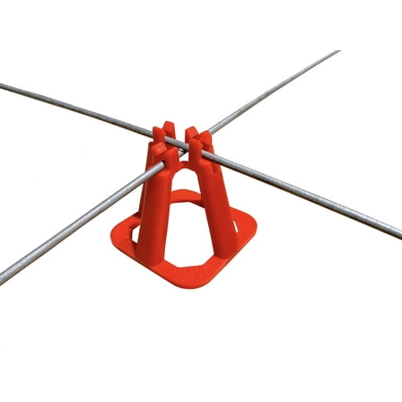 Hercules 2" Steel Mesh Chair - (100 Count) Superior Strength & Quality Concrete Snap Steel Mesh Chair…