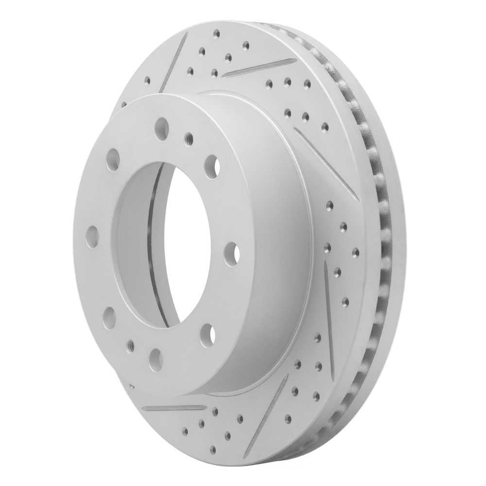 Dynamic Friction Company 830-48051L DFC Geoperformance Rotor - Drilled and Slotted