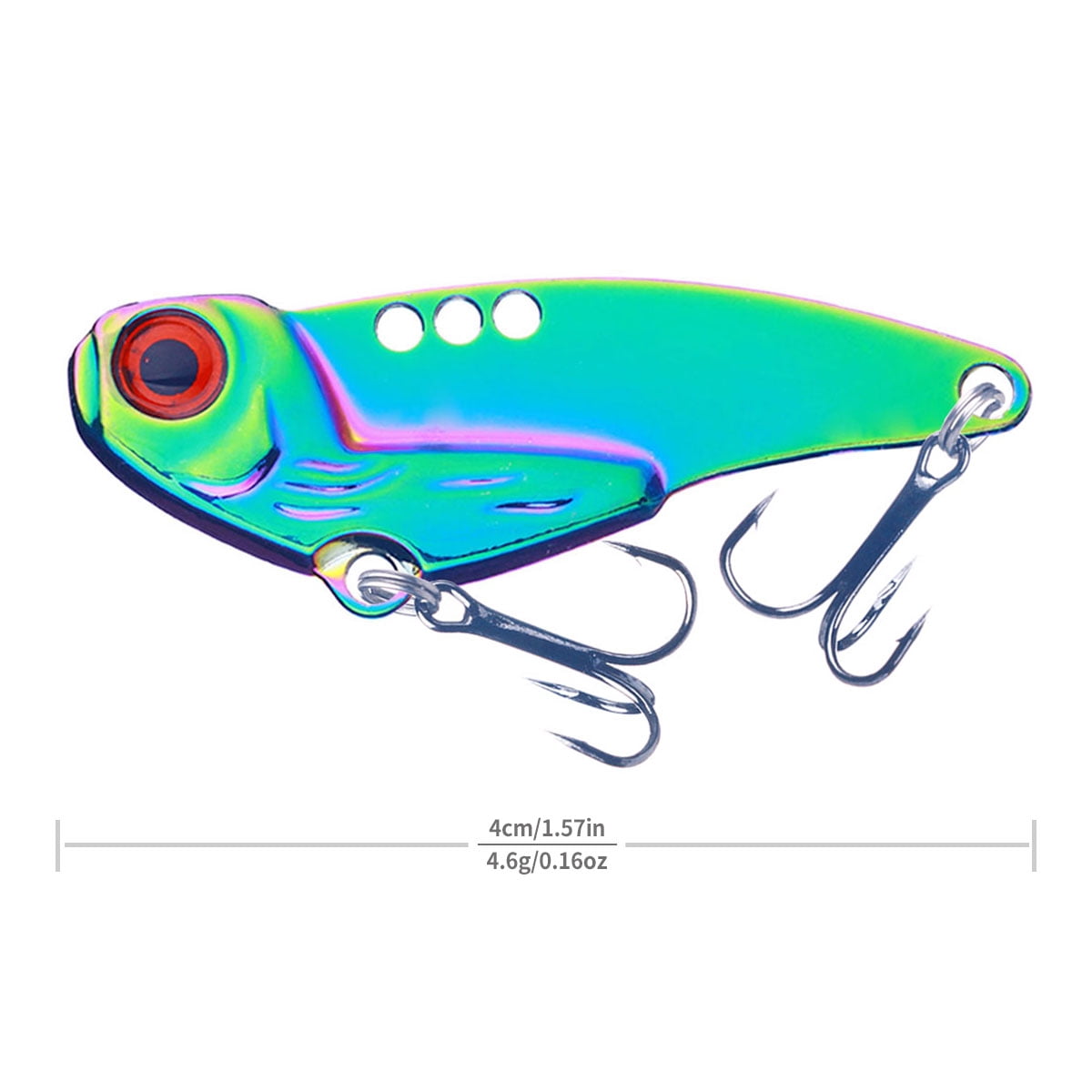 HENGJIA 6 Pack Blade Baits for Bass Fishing Lures Hard Metal VIB Fishing Spoons Lipless Crankbait Swimbaits for Trout Walleye Crappie Saltwater Blade Bait Fishing Lure