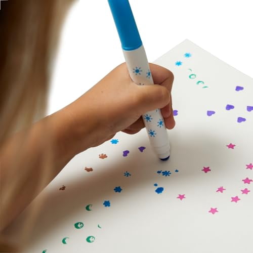 Colorations Washable Marker Stamper Bucket - 44 Pieces