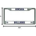 thumbnail image 3 of Gonzaga NCAA Bulldogs - 12" x 6" Standard Size - Chrome Metal License Plate Frame, 3 of 6