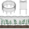 thumbnail image 1 of NEX 10 Pack Decorative Garden Fence Panels Animal Barrier for Dog Rustproof Borders, 1 of 5
