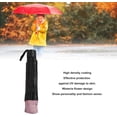 thumbnail image 3 of HUGFEGWE 10 Ribs Folding Umbrella, Protection, Dual Purpose, Lightweight, Compact, Wisteria Flower Print Design UA824-10499, 3 of 9