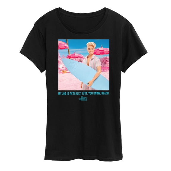 Barbie - Ken My Job Is Beach Women's Short Sleeve Graphic T-Shirt