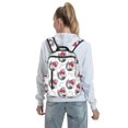 thumbnail image 5 of Yiaed Cute Poodle Dog Print Lightweight Backpack Travel Backpacks Hiking Daypack for Women Men, 5 of 5