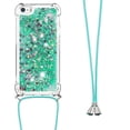 thumbnail image 4 of Funda FOXDOCK para iPhone SE con Cuerda Ajustable, Brillo Líquido, Protección Antigolpes y Lente – Ideal para Regalo, 4 of 6