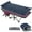 Burgundy cot+blue pad, variant on MOPHOTO Folding Camping Cots for Adults Support 900bls, Portable Folding Bed, Heavy Duty Collapsible Sleeping Bed, W/Mattress & Carrying Bag, 75"x28"