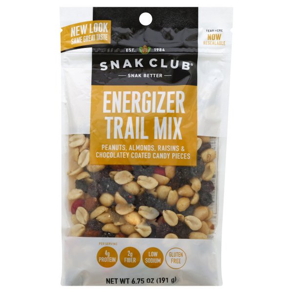 Snak Club Energizer Trail Mix, 6.75 Oz.
