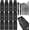 Black, variant on 12 Sets Travel Makeup Brush Set Bulk Brushes Bag Bridesmaid Synthetic Fibre Make up Brushes Angled Blush Brush for Wedding Bridal Shower Favors Bachelorette Party ( Beige)