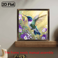 thumbnail image 2 of 2D Flat, 1pc Vintage-Style Hummingbird Wooden Framed Wall Art, 8x8 Inch - Rustic Inspirational Decor with Vibrant Colors, Perfect Gift for Family Friends, Ideal for Home or Office Decoration, Wall, 2 of 9