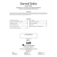thumbnail image 3 of SCHAUM Sacred Solos (Level Four) Educational Piano Book with CD (Level Inter), 3 of 7