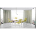 thumbnail image 2 of AVE SIX Conway Upholstered Stacking Chair with Chrome Legs, 4-Pack, Spring Green, 2 of 3