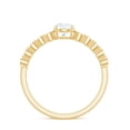 thumbnail image 3 of Rosec Jewels Lab Created Diamond Engagement Ring with Side Stones - 5 mm - Ef-Vs Quality - with Jewelry Box, 10K Yellow Gold, US 9.50, 3 of 9
