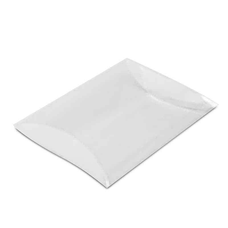Clear Plastic Pillow Boxes 6" X 1 1/2" X 7 1/2" Quantity 50 by Paper