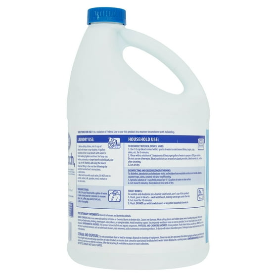 Great Value Bleach 121 fl oz Walmart
