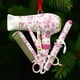 thumbnail image 2 of Lekihaqq Hairdresser Christmas Ornament Salon Decorations 2D Hanging Hair Dryer Scissors Stylist Tool Themed Holiday Tree Decor for Beauty Professionals Gift, 2 of 4