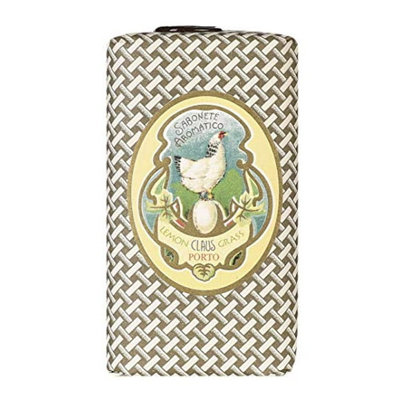 Claus Porto Chicken Wax Sealed Soap Bar, Lemongrass, 5.3 oz