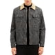 thumbnail image 1 of Ceisia Men's Vintage Stand Collar Button-Up Jacket Faux Shearling Collar Gift Casual Pocket Outerwear, 1 of 3