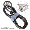 thumbnail image 4 of Cable de seguridad ANGGREK 200 cm para ordenador portátil color negro, 4 of 8
