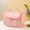 Pink PK, variant on Latrodar Translucent Cosmetic Bag, Cosmetic Bag Set Frosted Translucent PVC With Zipper Handle Portable Travel Bag, Hangable And Handy Cosmetic Bag Blue Crea