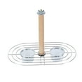 thumbnail image 4 of Parrot Feeding Cups Birdcage Bowls Stand Toy Detachable Wood and Metal for Parakeet Lovebird Conure Cockatiel, 4 of 9
