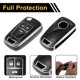 thumbnail image 4 of Funda de llave de coche TPU con borde en tono negro y plateado para Opel para Vauxhall para Astra HJK 2010-2019 - Funda de control remoto de 3 botones, 4 of 6